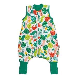 Śpiworek z nogawkami całoroczny light 1.0 Tog bawełna organiczna TROPICAL 70cm